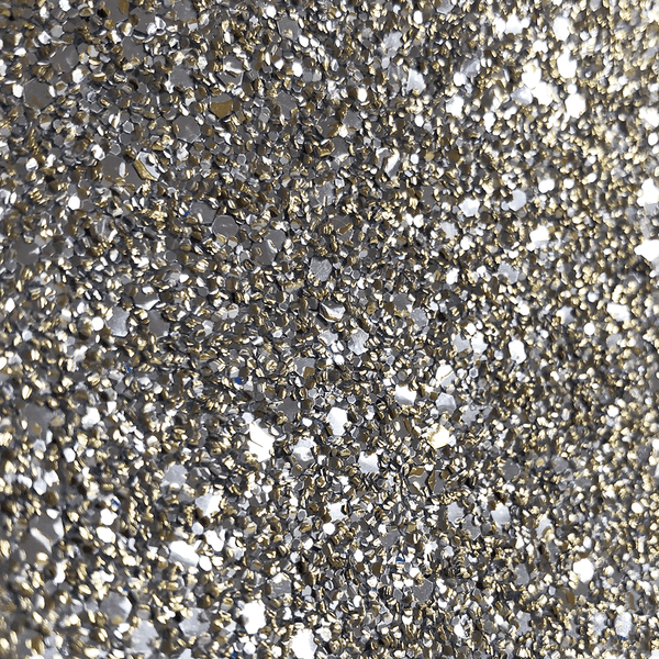 Hollywood Glamour Sequin Premium Silver and Gold Metallic Glitter - Designer Wallcoverings and Fabrics
