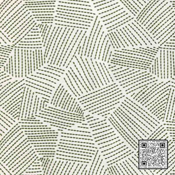  CHORD EMBROIDERY LINEN - 68%;POLYESTER - 32% GREEN GREEN GREEN DRAPERY available exclusively at Designer Wallcoverings