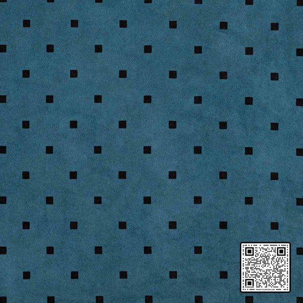  EPOQ CHECK SUEDE LEATHER BLUE BLACK BLUE UPHOLSTERY available exclusively at Designer Wallcoverings