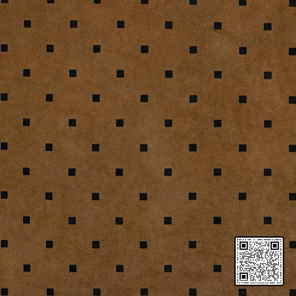  EPOQ CHECK SUEDE LEATHER BROWN CAMEL BROWN UPHOLSTERY available exclusively at Designer Wallcoverings