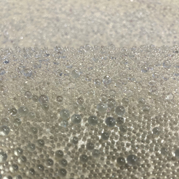 Gleaming Glambeads Cream Metallic Glass Bead Wallcovering