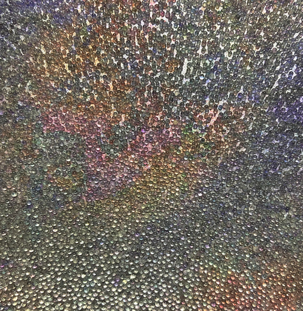 Gleaming Glambeads Rainbow Metallic Glass Bead Wallcovering