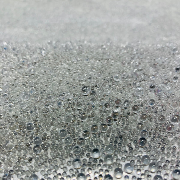 Gleaming Glambeads Silver Metallic Glass Bead Wallcovering