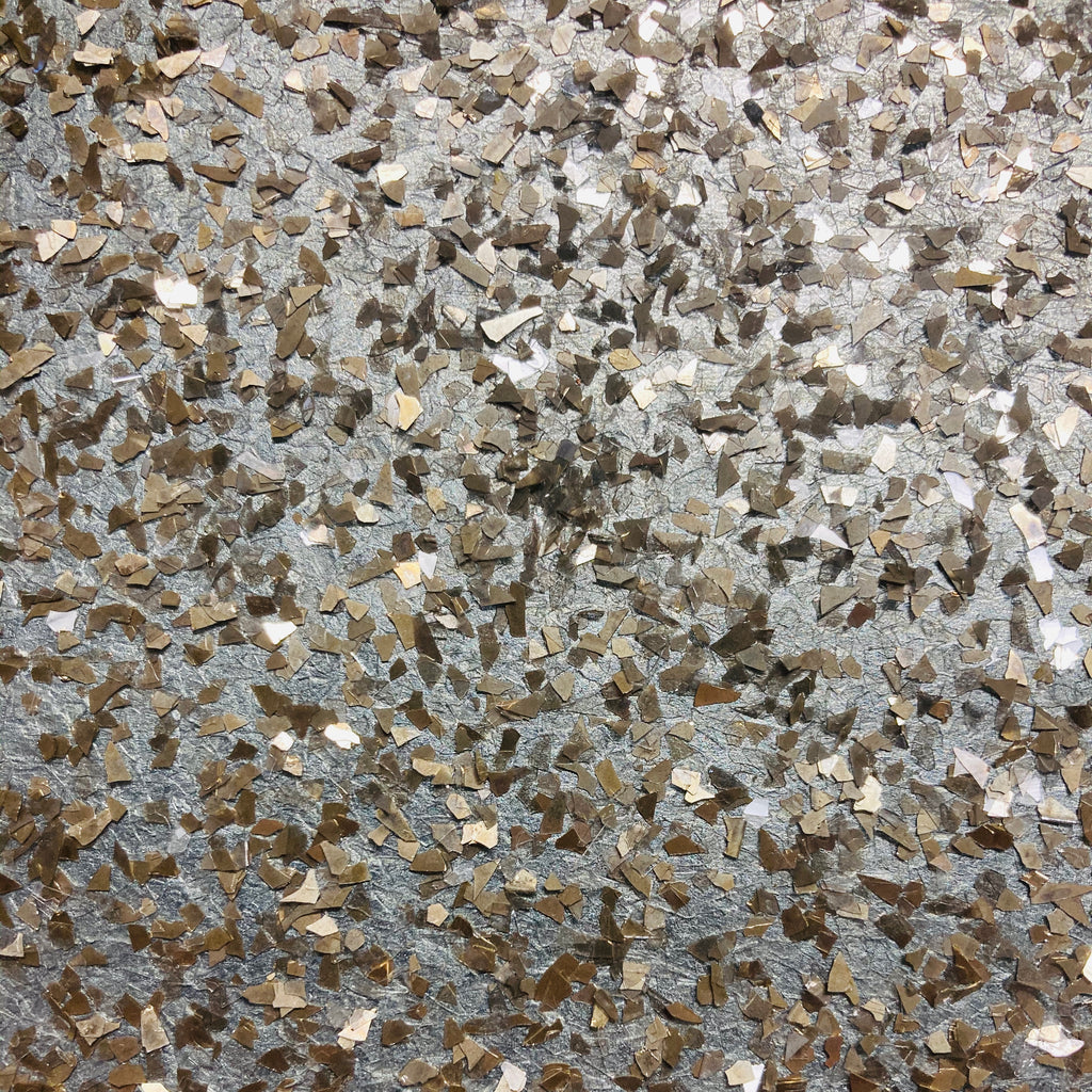 Gleaming Glambeads Silver and Taupe Metallic Crystal Wallpaper - Designer Wallcoverings and Fabrics