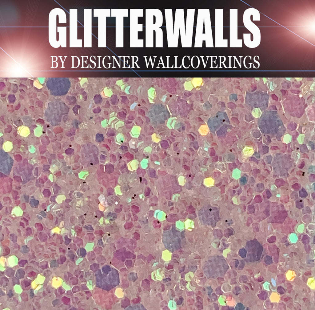 Hollywood Glamour Sequin - Pink Iris | Glitter Walls