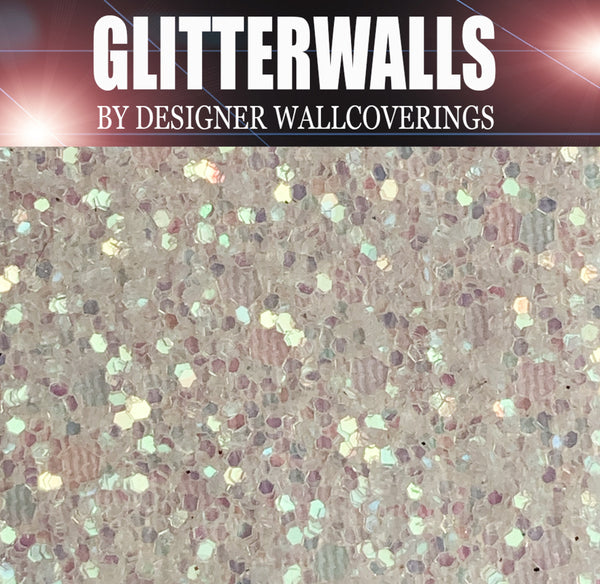 Hollywood Glamour Sequin - Ivory Iris | Glitter Walls