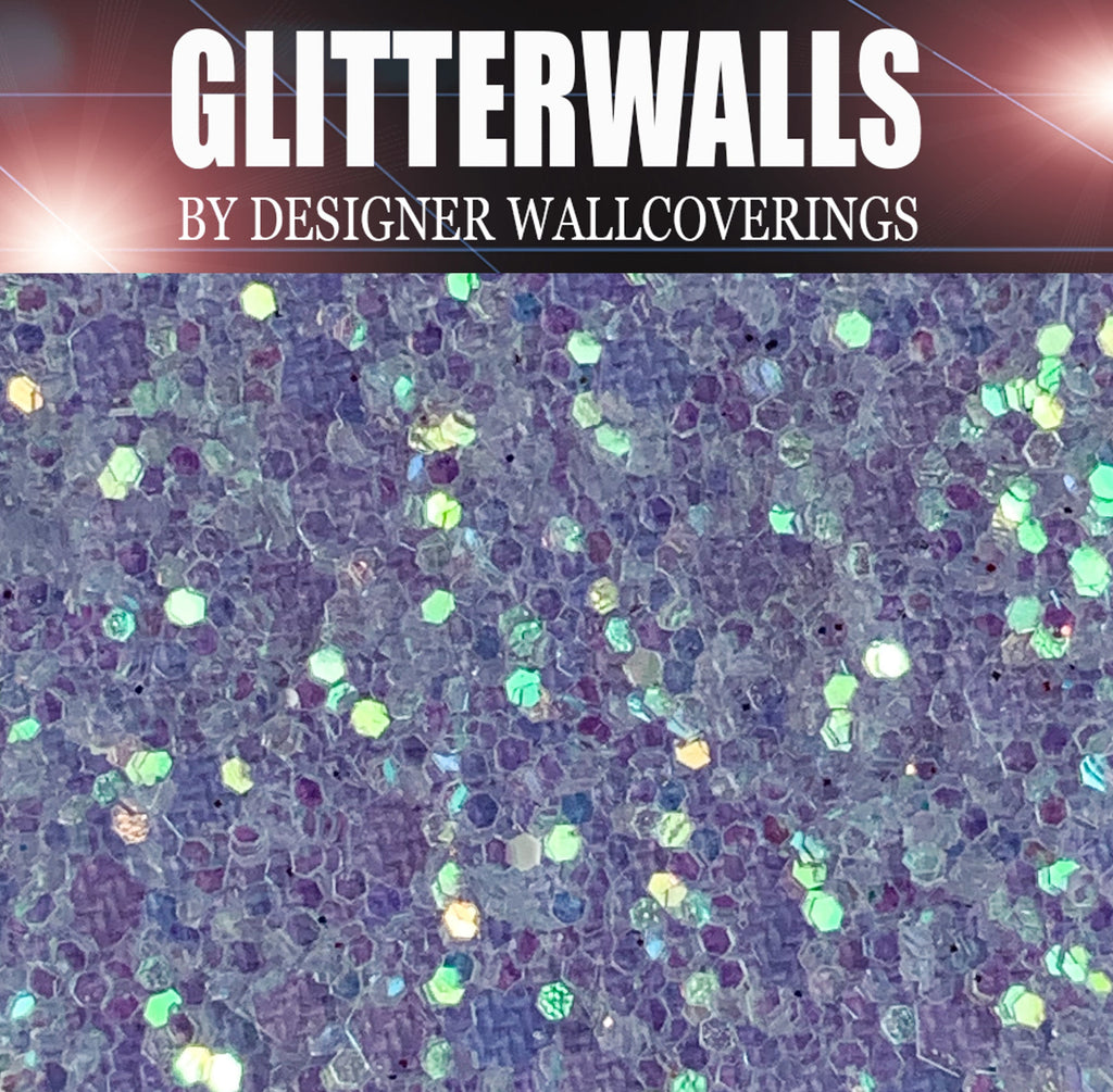 Hollywood Glamour Sequin - Lavendar Iris | Glitter Walls