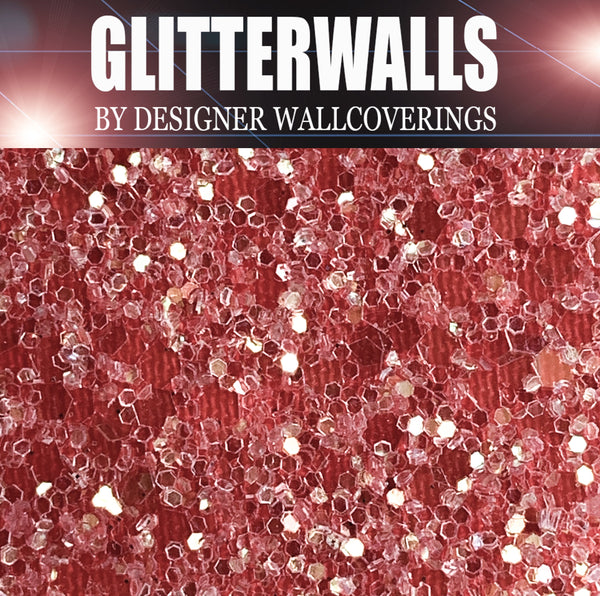 Hollywood Glamour Sequin - Red Iris | Glitter Walls