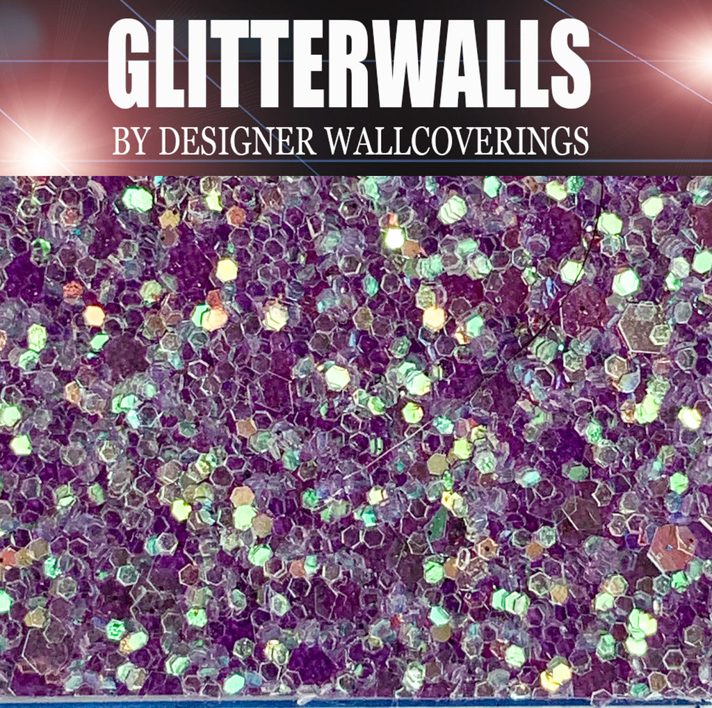 Hollywood Glamour Sequin - Purple Iris | Glitter Walls