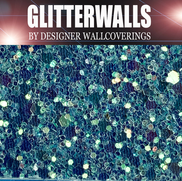 Hollywood Glamour Sequin - Royal Blue Iris | Glitter Walls