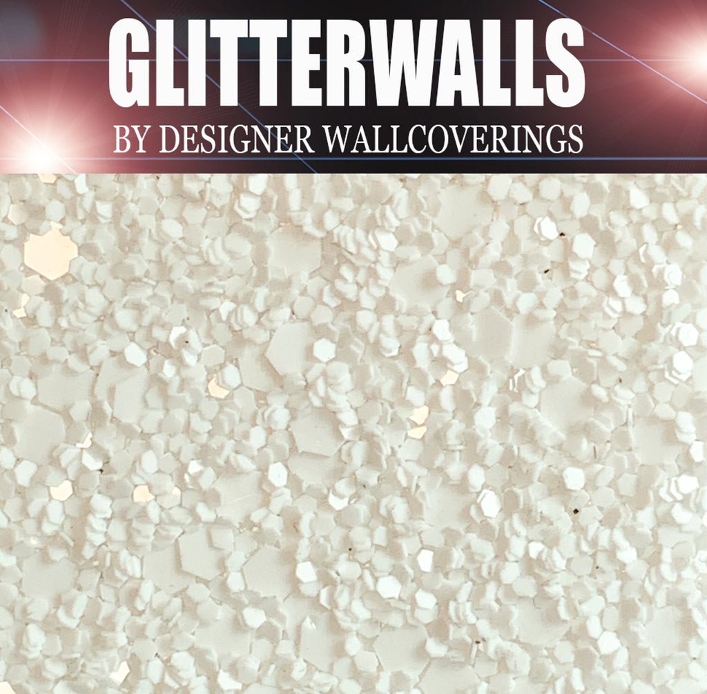 Hollywood Glamour Sequin - Pearl | Glitter Walls