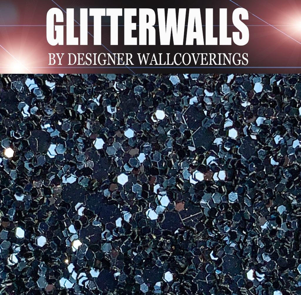 Hollywood Glamour Sequin - Navy | Glitter Walls