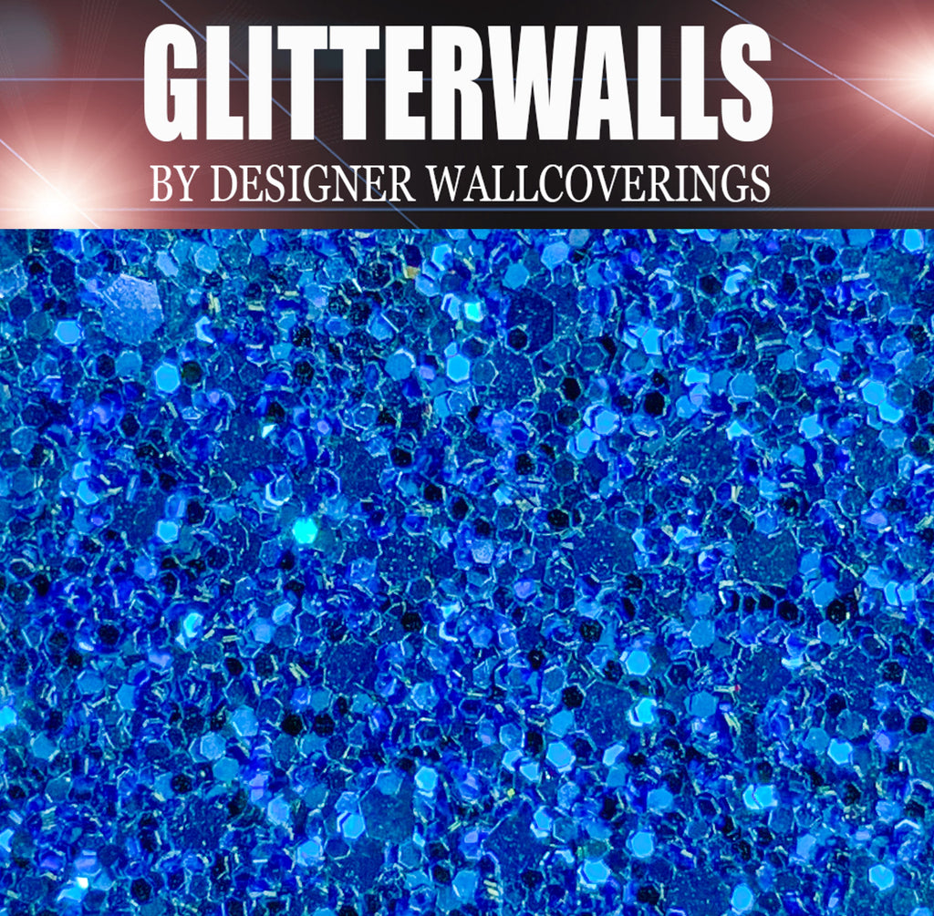 Hollywood Glamour Sequin - Royal Blue | Glitter Walls