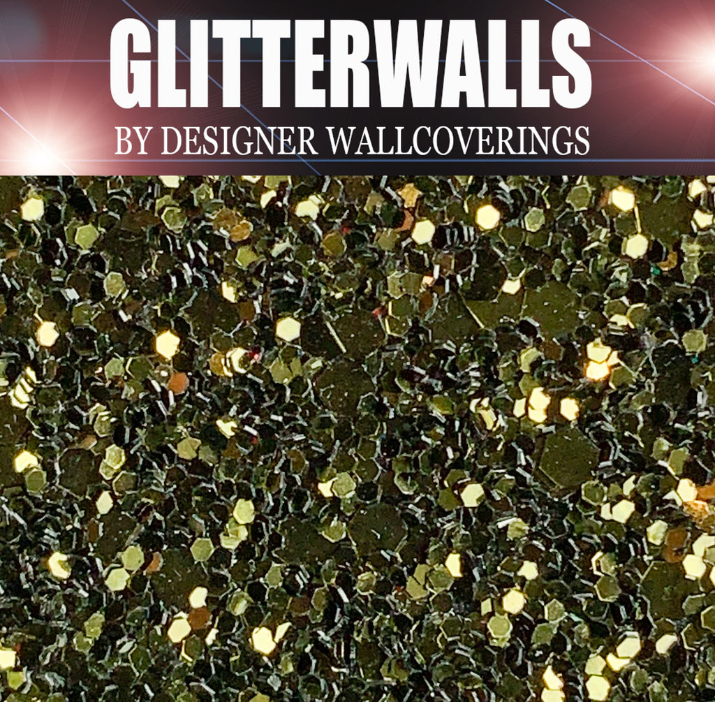 Hollywood Glamour Sequin - Khaki | Glitter Walls