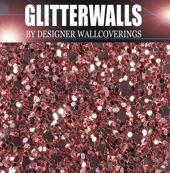 Hollywood Glamour Sequin - Rose Gold | Glitter Walls