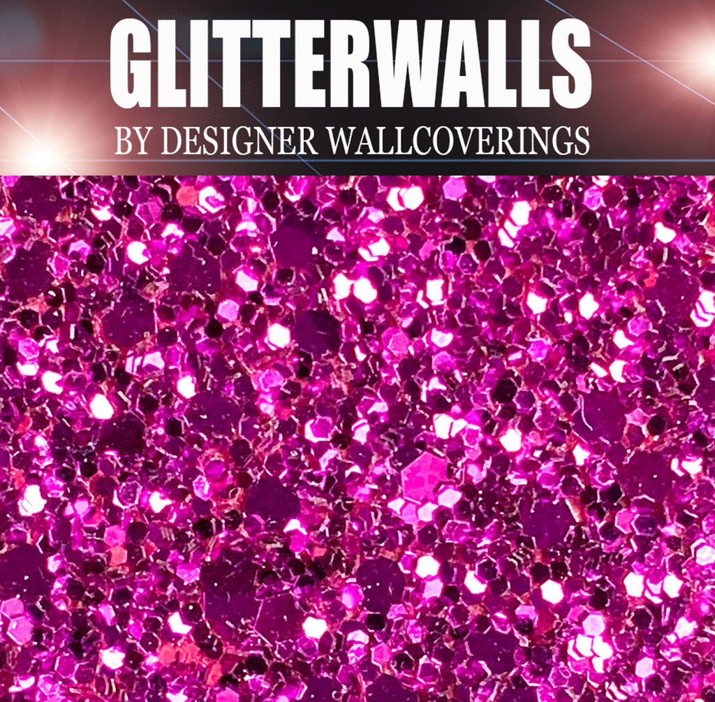 Hollywood Glamour Sequin - Fuchsia | Glitter Walls