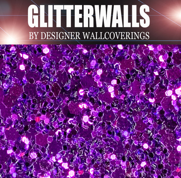 Hollywood Glamour Sequin - Purple | Glitter Walls
