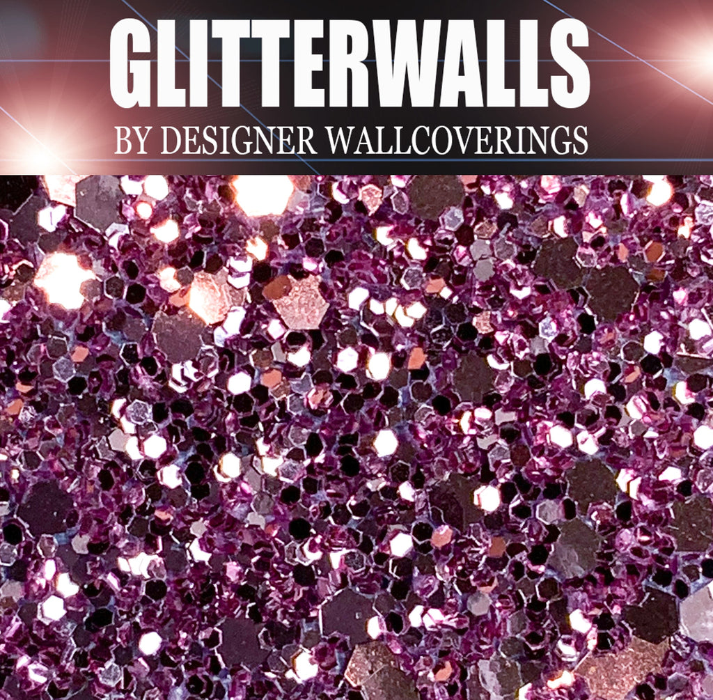 Hollywood Glamour Sequin - Lavendar Pink | Glitter Walls