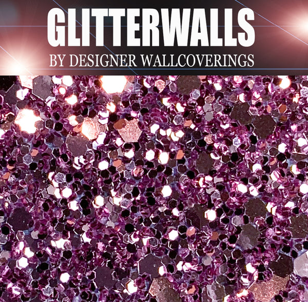 Hollywood Glamour Sequin - Lavendar Pink | Glitter Walls
