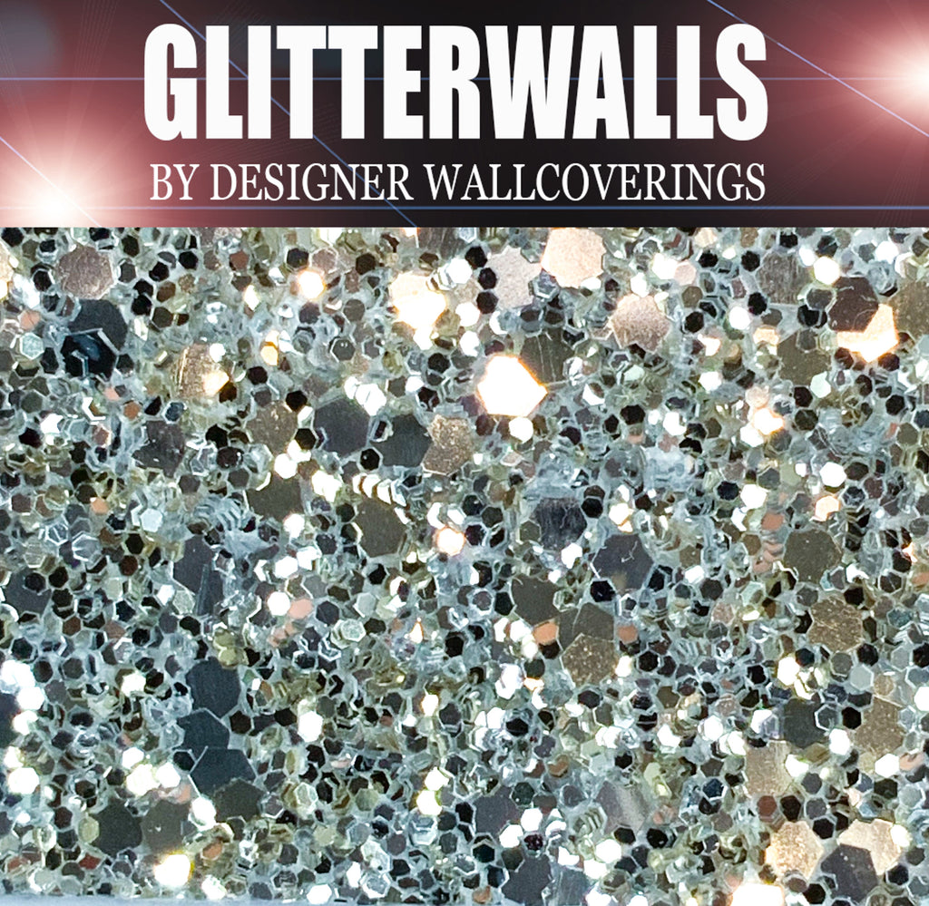 Hollywood Glamour Sequin - Ice | Glitter Walls