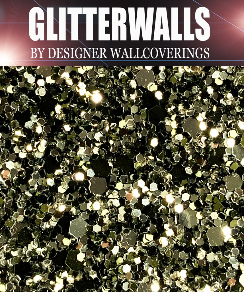 Hollywood Glamour Sequin - Khaki/Sand | Glitter Walls