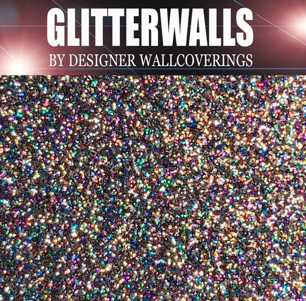 Hollywood Glamour Glitter Wallpaper - Multi | Glitter Walls