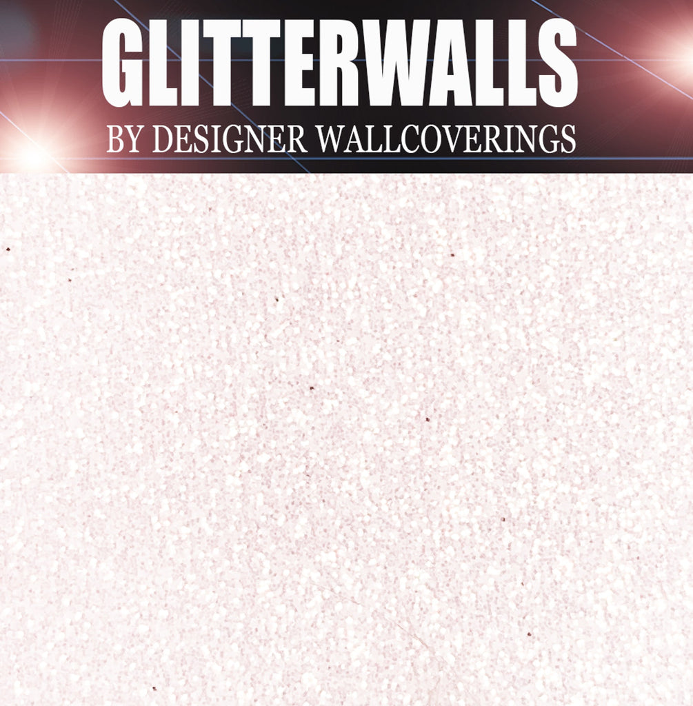 Hollywood Glamour Glitter Wallpaper - White Iris | Glitter Walls