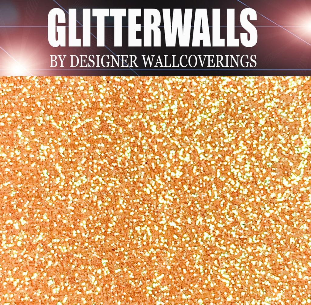 Hollywood Glamour Glitter Wallpaper - Gold Iris | Glitter Walls
