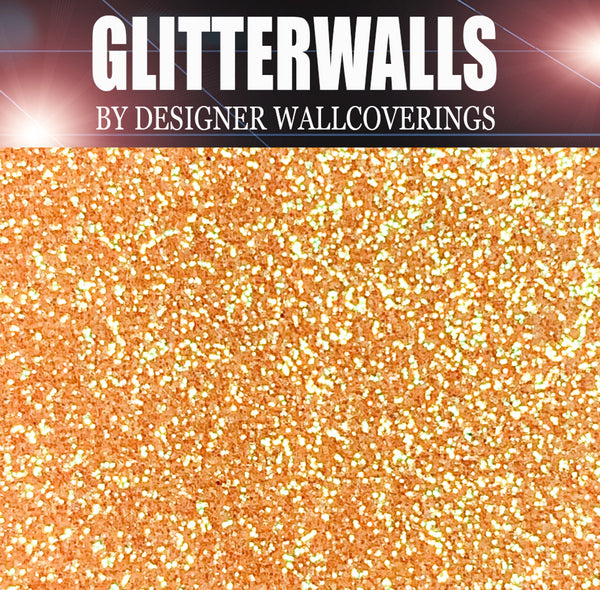 Hollywood Glamour Glitter Wallpaper - Gold Iris | Glitter Walls
