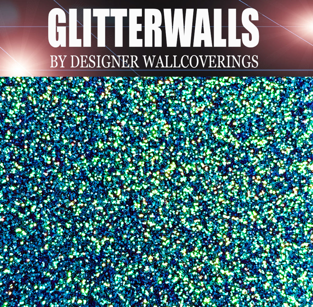 Hollywood Glamour Glitter Wallpaper - Purple Iris | Glitter Walls
