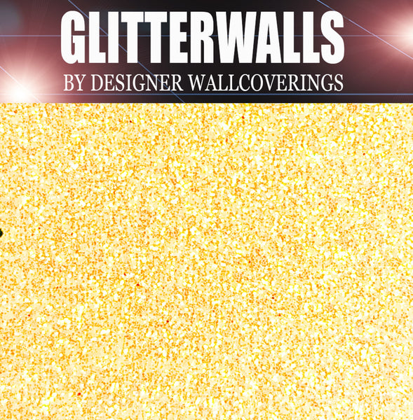 Hollywood Glamour Glitter Wallpaper - Lemon Iris | Glitter Walls