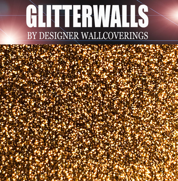 Hollywood Glamour Glitter Wallpaper - Copper Jewel | Glitter Walls
