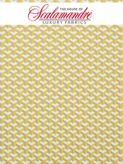 CERAMIC M1 - CITRON - FABRIC - H07550-012 at Designer Wallcoverings and Fabrics, Your online resource since 2007