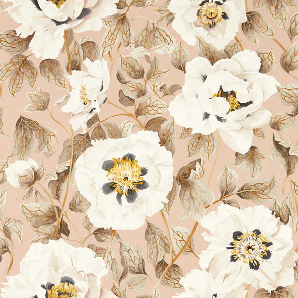 Florent - Positano/Maple/Graphite Wallcovering | Harlequin