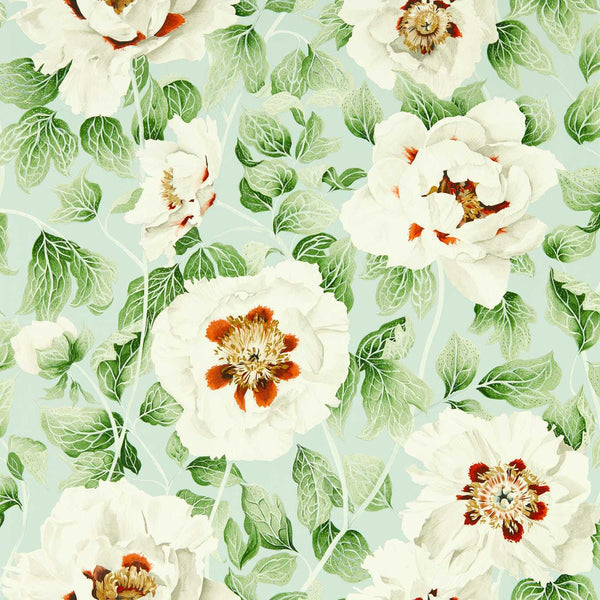 Florent - Seaglass/Clover/Rosehip Wallcovering | Harlequin