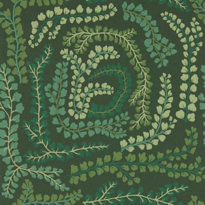 Fayola - Fig Leaf/Clover Wallcovering | Harlequin