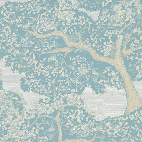 Eternal Oak - Skyblue/First Light Wallcovering | Harlequin