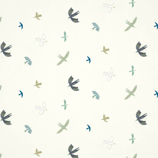Skies Above - Duck Egg/Linen Wallcovering | Harlequin