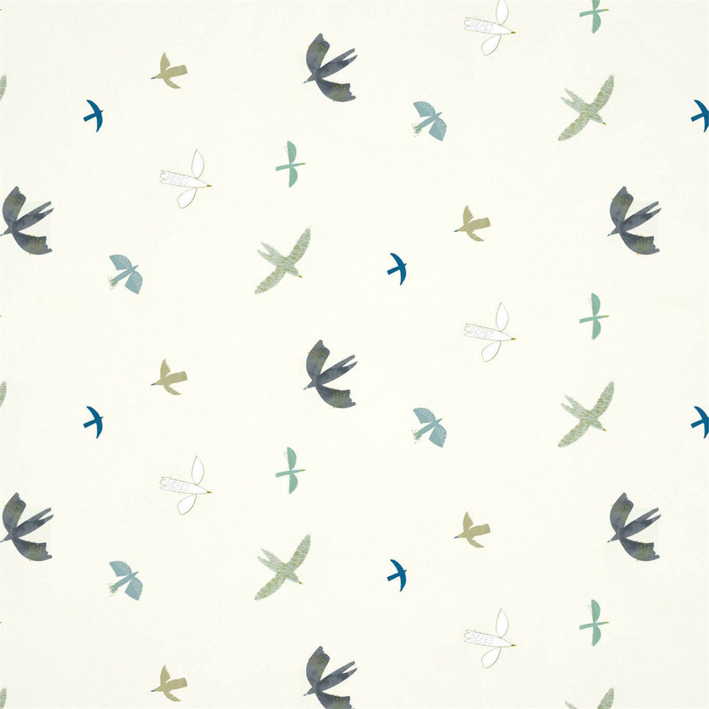 Skies Above - Duck Egg/Linen Wallcovering | Harlequin by Harlequin