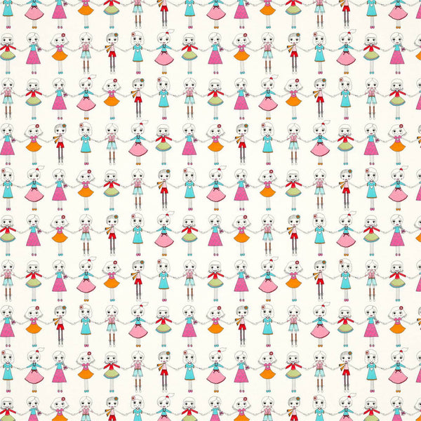Best - Of Friends Neutral Multi Wallcovering | Harlequin