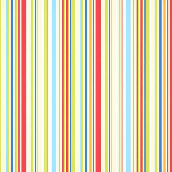 Rush - Strawberry Sailor Blue Apple And Neutrals Wallcovering | Harlequin