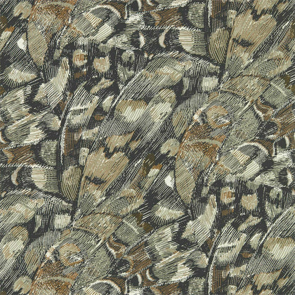 Lamina - Onyx/Bronze Wallcovering | Harlequin