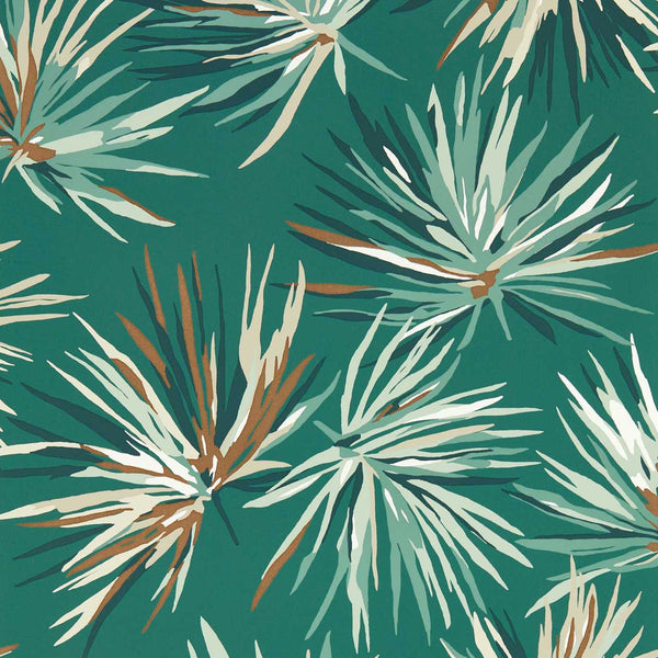 Aucuba - Forest/Copper Wallcovering | Harlequin