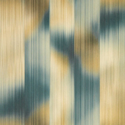 Oscillation - Adriatic/Sand Wallcovering | Harlequin