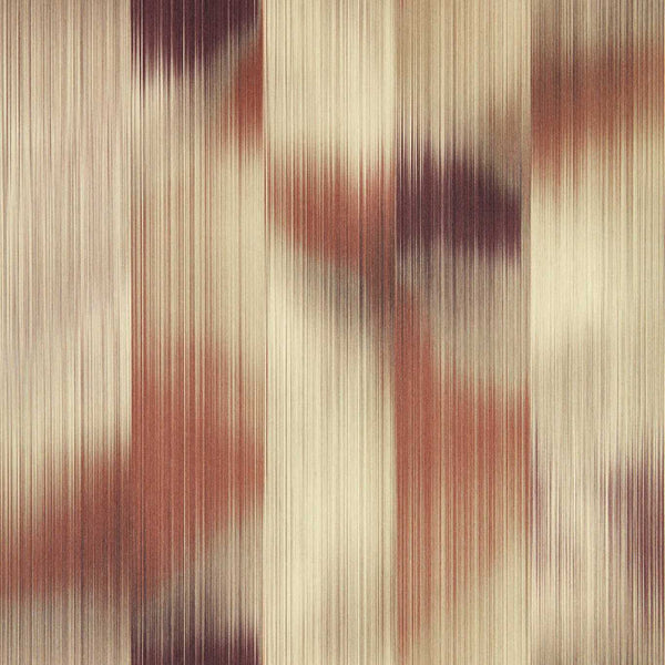 Oscillation - Rosewood/Fig Wallcovering | Harlequin