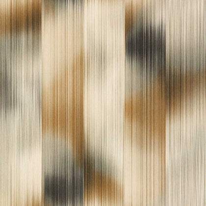 Oscillation - Tobacco/Slate Wallcovering | Harlequin