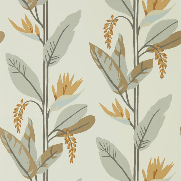 Llenya - Honey/Jet/Jute Wallcovering | Harlequin