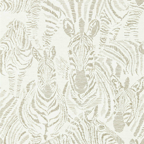 Nirmala - Gilver/Oyster Wallcovering | Harlequin