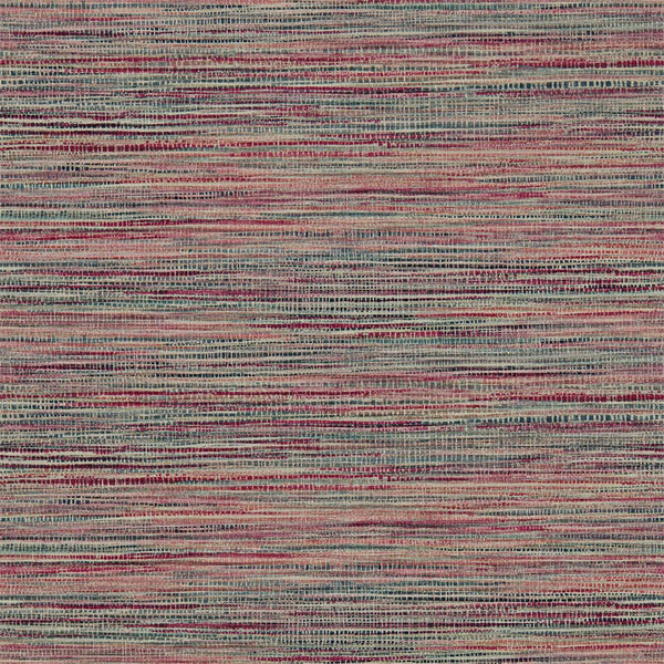Affinity - Cerise/Teal Wallcovering | Harlequin
