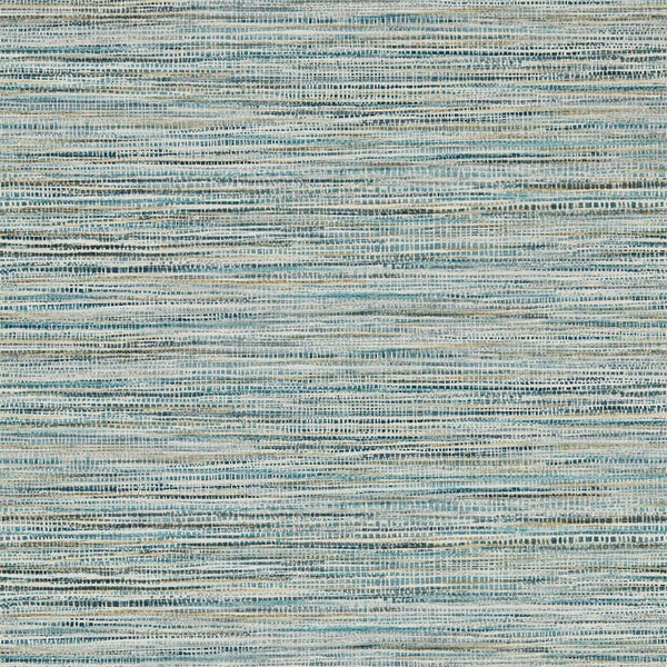 Affinity - Sky/Ochre Natural Wallcovering | Harlequin